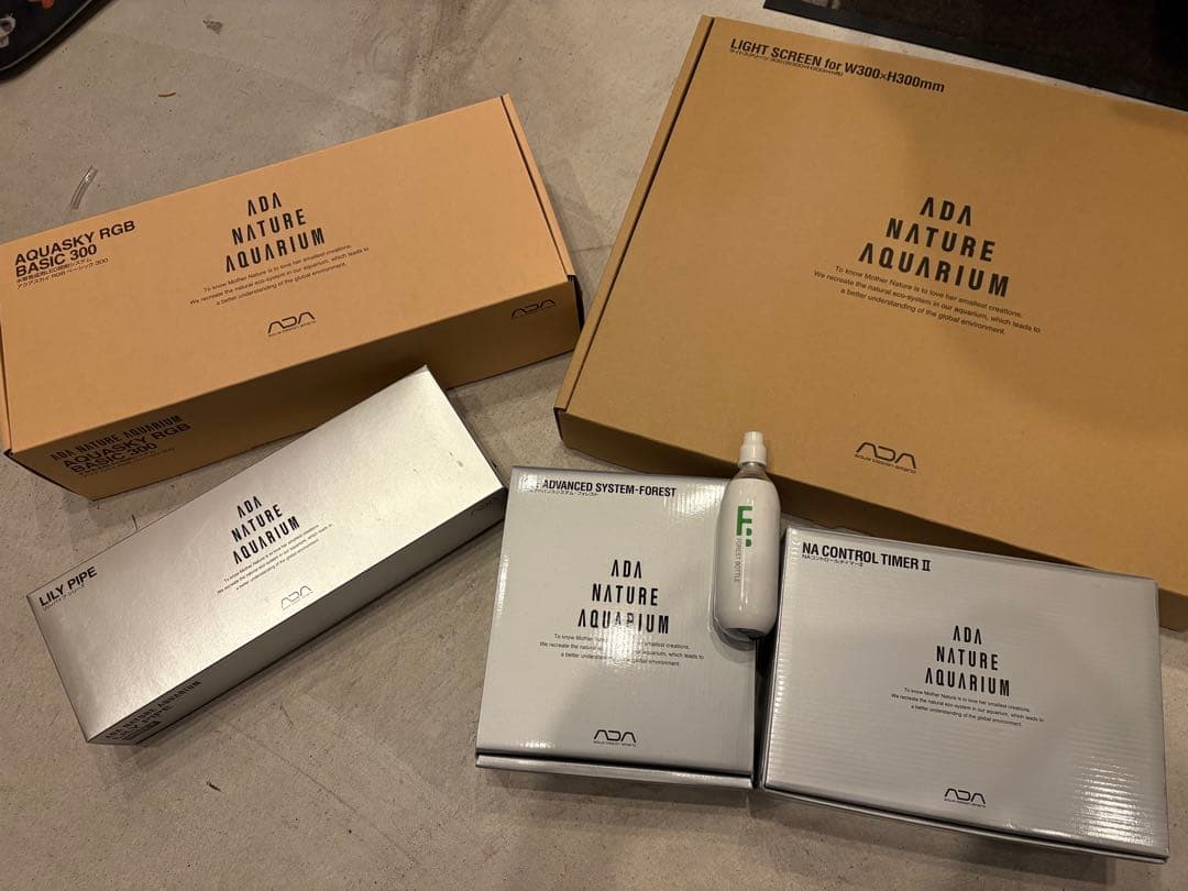 m*o様 ADA CO2システム、30cmLEDライトなど6点【引退セット】