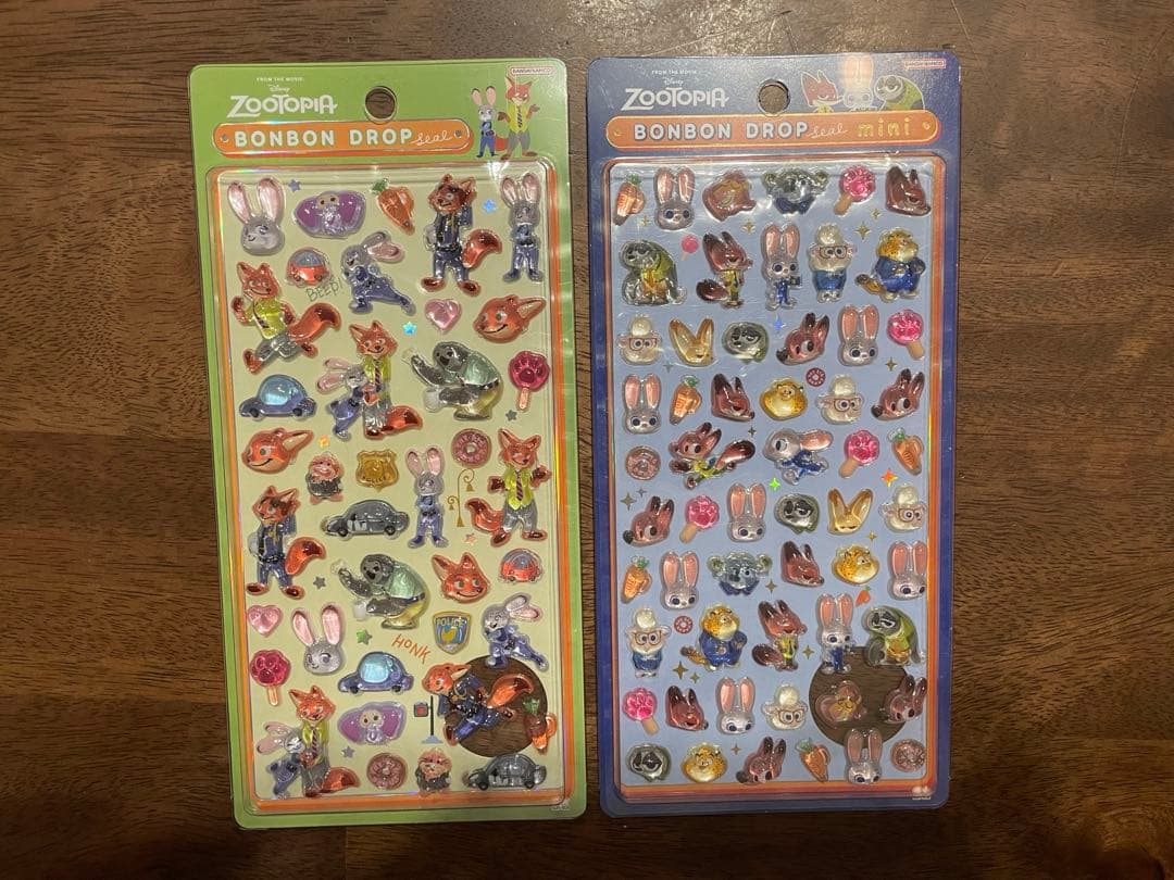 ボンボンドロップシール　ディズニー　10枚セット