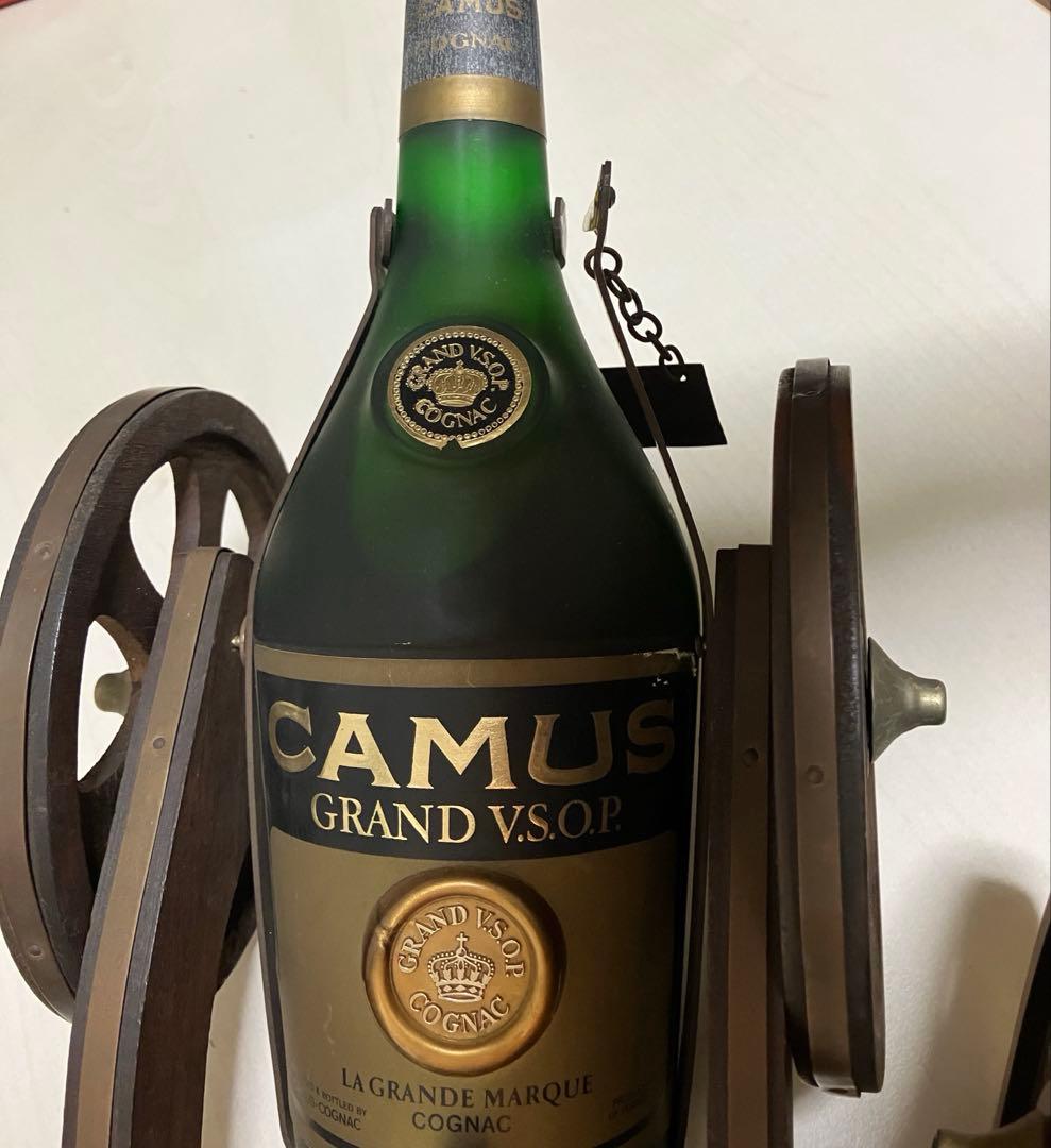 未開詮/CAMUS カミュナポレオン コニャック 木製スライダー付き3本セット