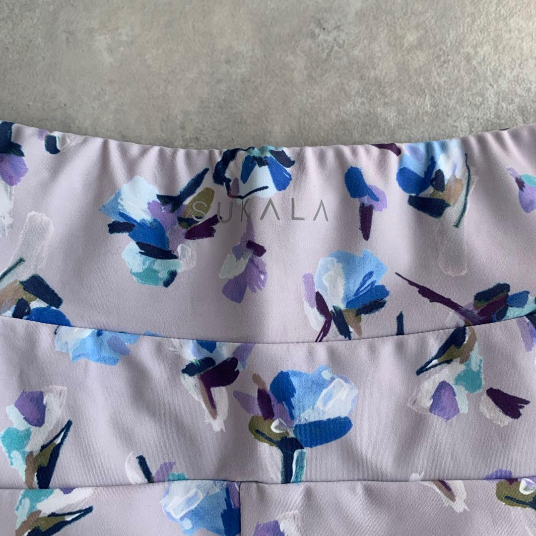 【新品】 SUKALA ローズプリント ジョガーパンツ ヨガウェア L 花柄