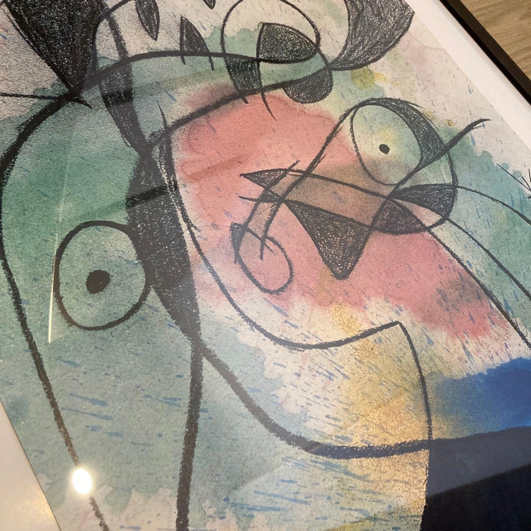 【匿名配送】ジョアンミロのポスターとフレームのセット