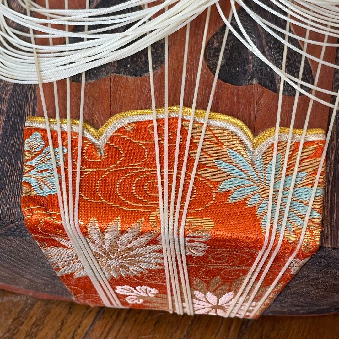 琴 小川謹製 お琴　十三弦 和楽器 弦楽器 USED