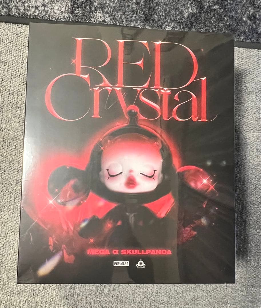 その他 POPMART MEGA SKULLPANDA 400% Red Crystal