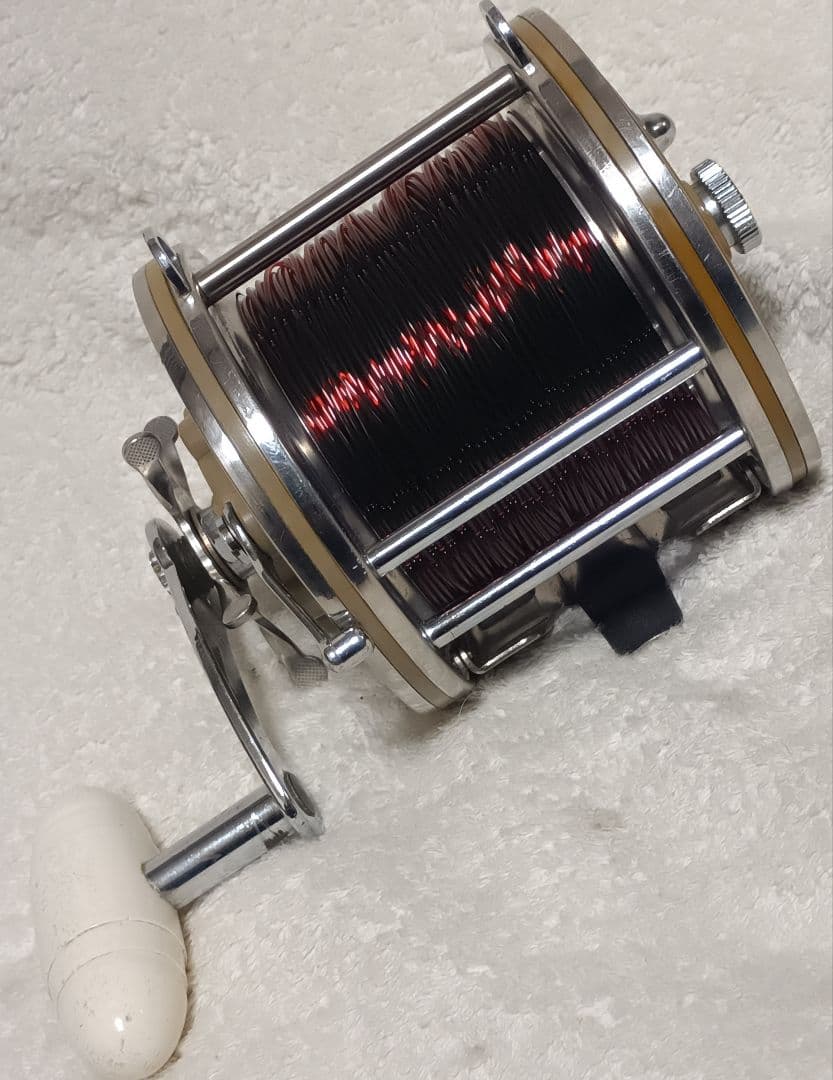 レア品！ケンコードラム940底物両軸リール！クエ釣り用新品ライン付