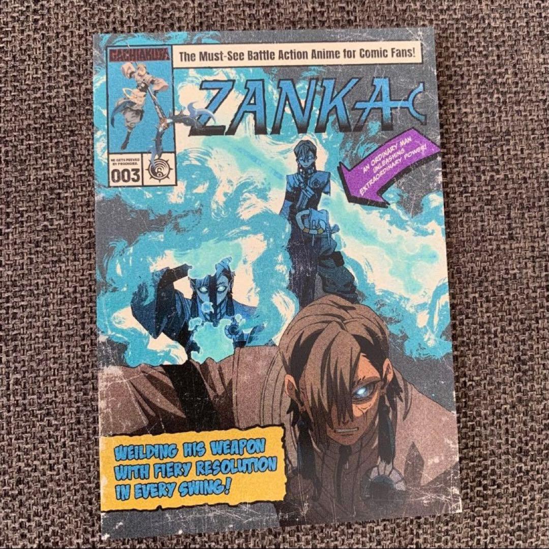 ガチアクタ × アニメイト 名古屋　来場特典　アメコミ風ポストカード