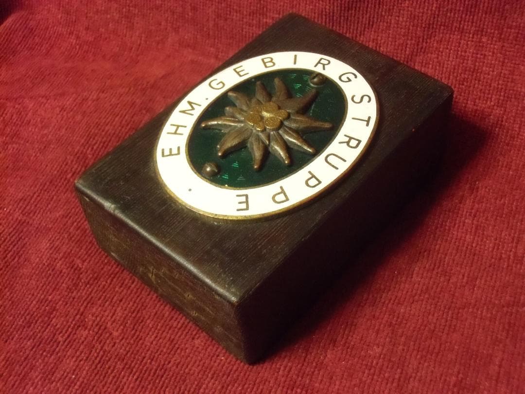 ＢＷドイツ軍/連邦軍＊山岳部隊＊車両用バッジ/ペーパーウェイト（実物)