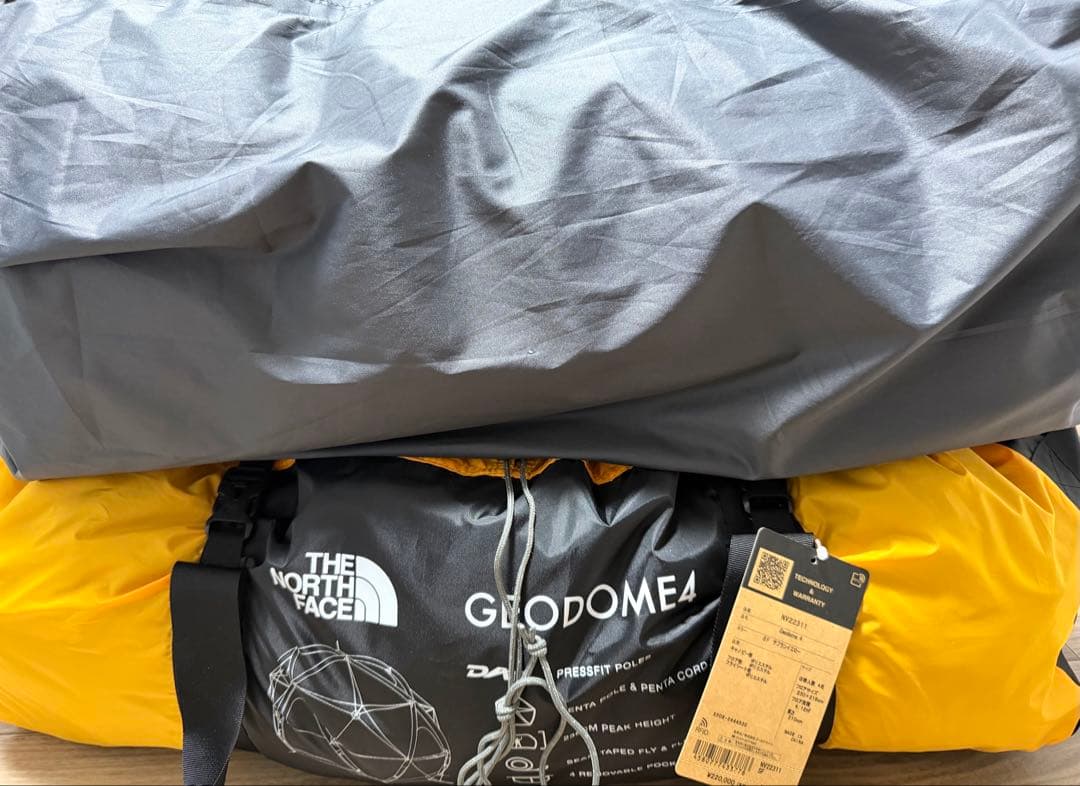THE NORTH FACE ジオドームとインフレータブルマットとフットプリント