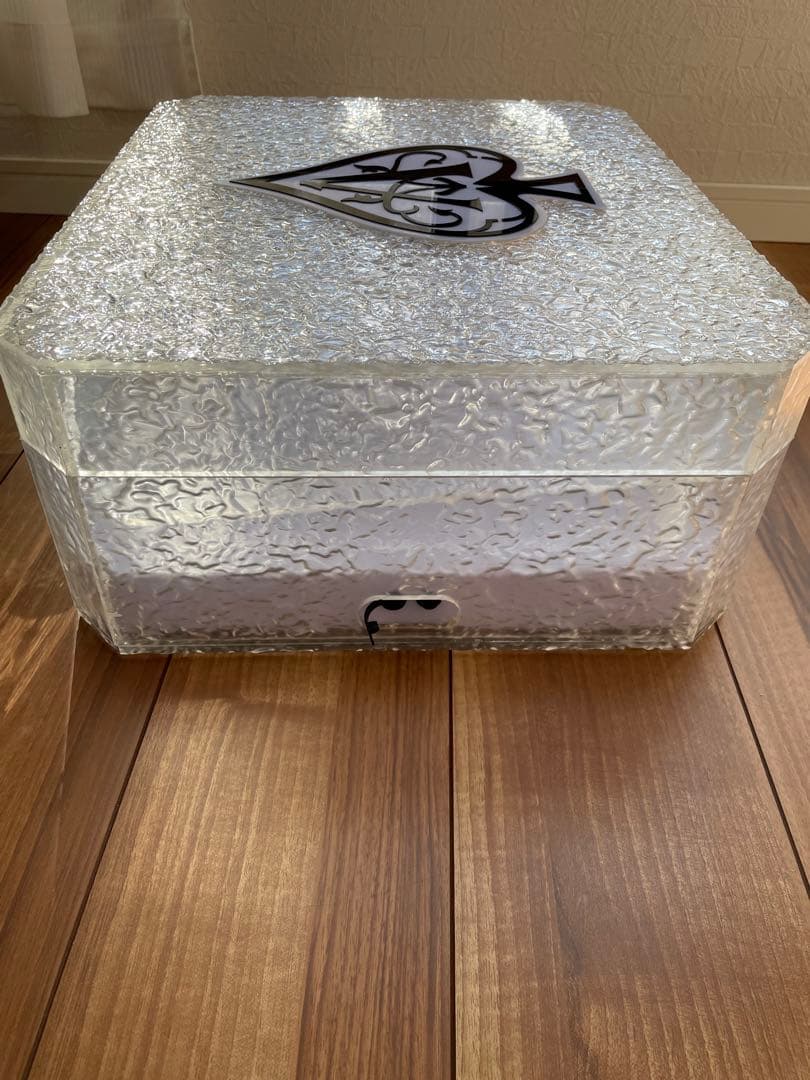 アルマンド 3本 LED 照明 ディスプレイ ケース 箱 空瓶 ビン 収納可能