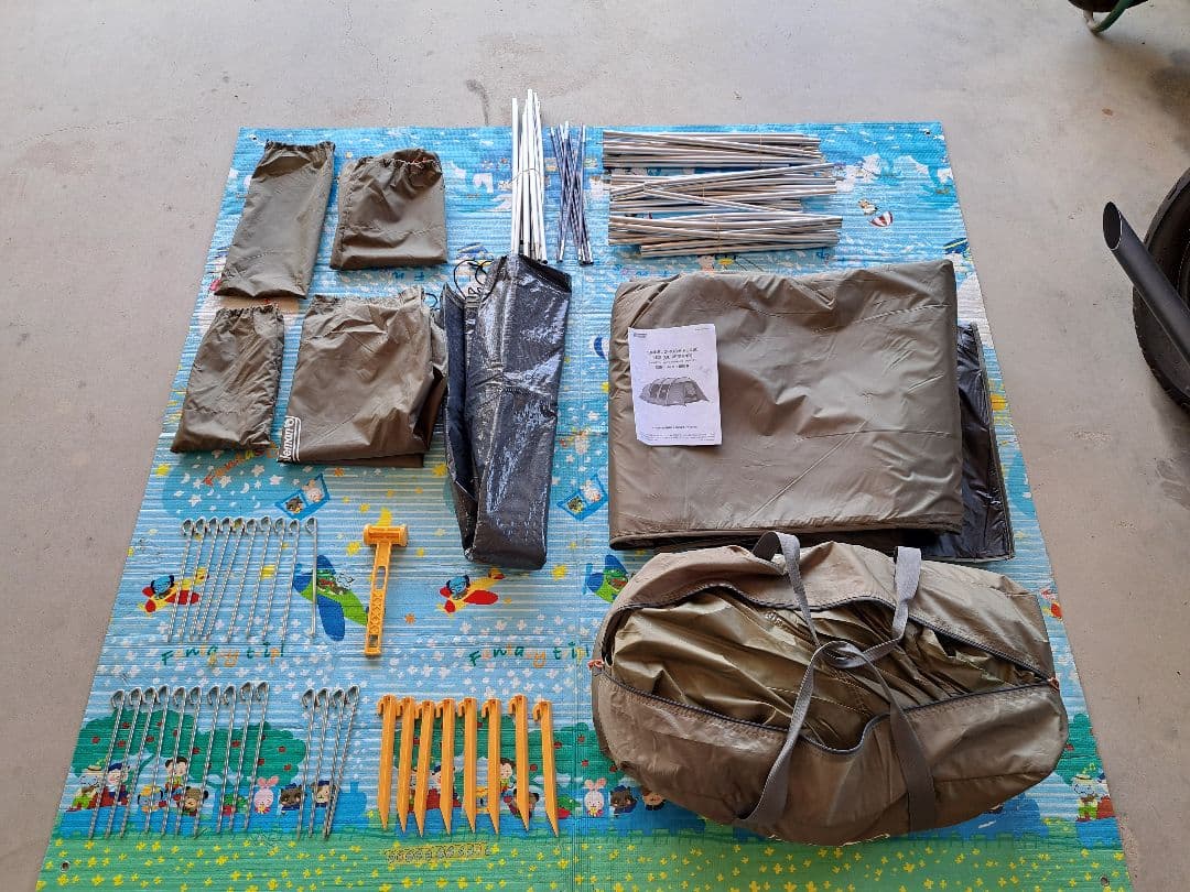 コールマントンネル2ルームハウス/LDX(オリーブ)　テント　ファミリー