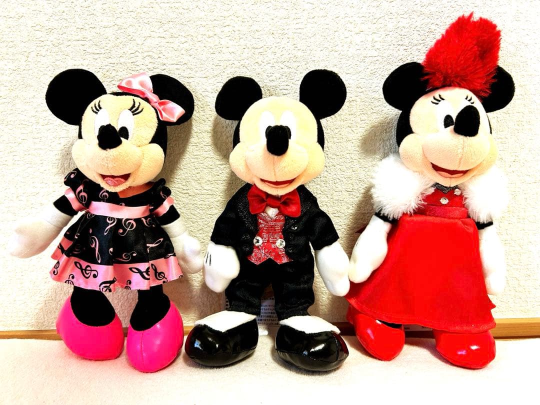 【美品】ディズニーシー BBB ぬいぐるみバッチ ミニーマウス ミッキーマウス