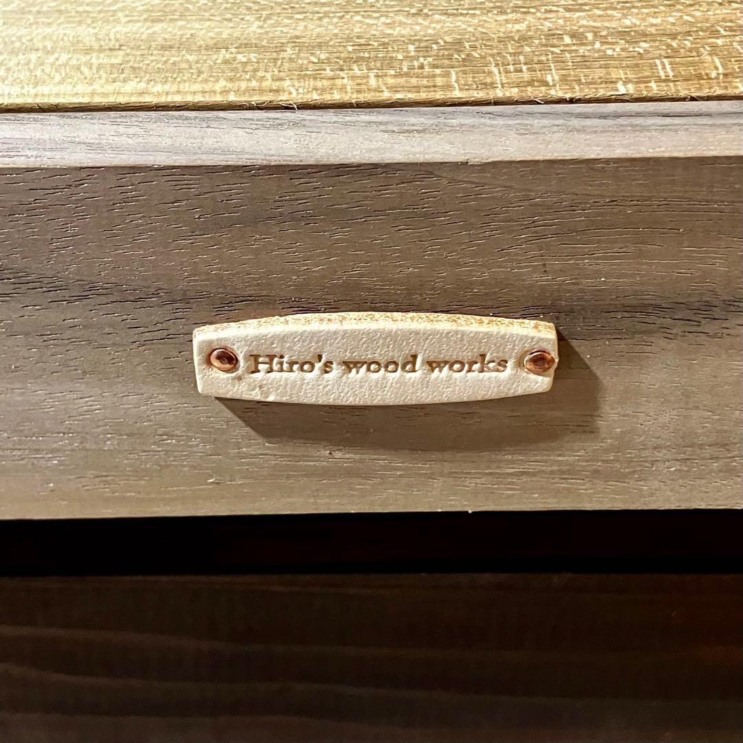 THEBOX 基本サイズ　天板天然ウォルナット×山桜　ボンベ引掛け　デニムバック