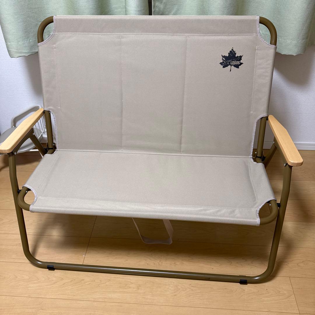 ロゴス　Tradcanvas チェアfor2 クッション付き