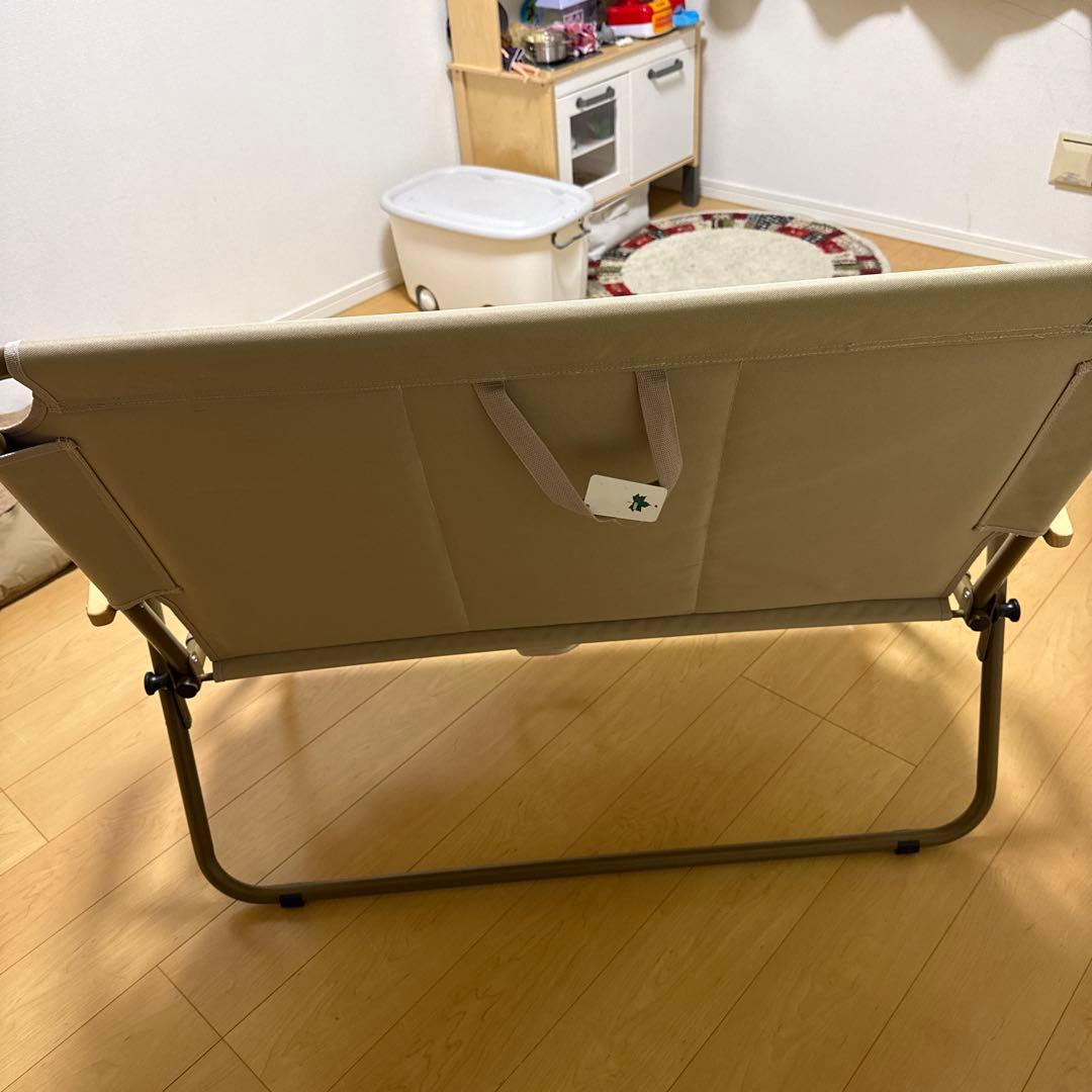 ロゴス　Tradcanvas チェアfor2 クッション付き