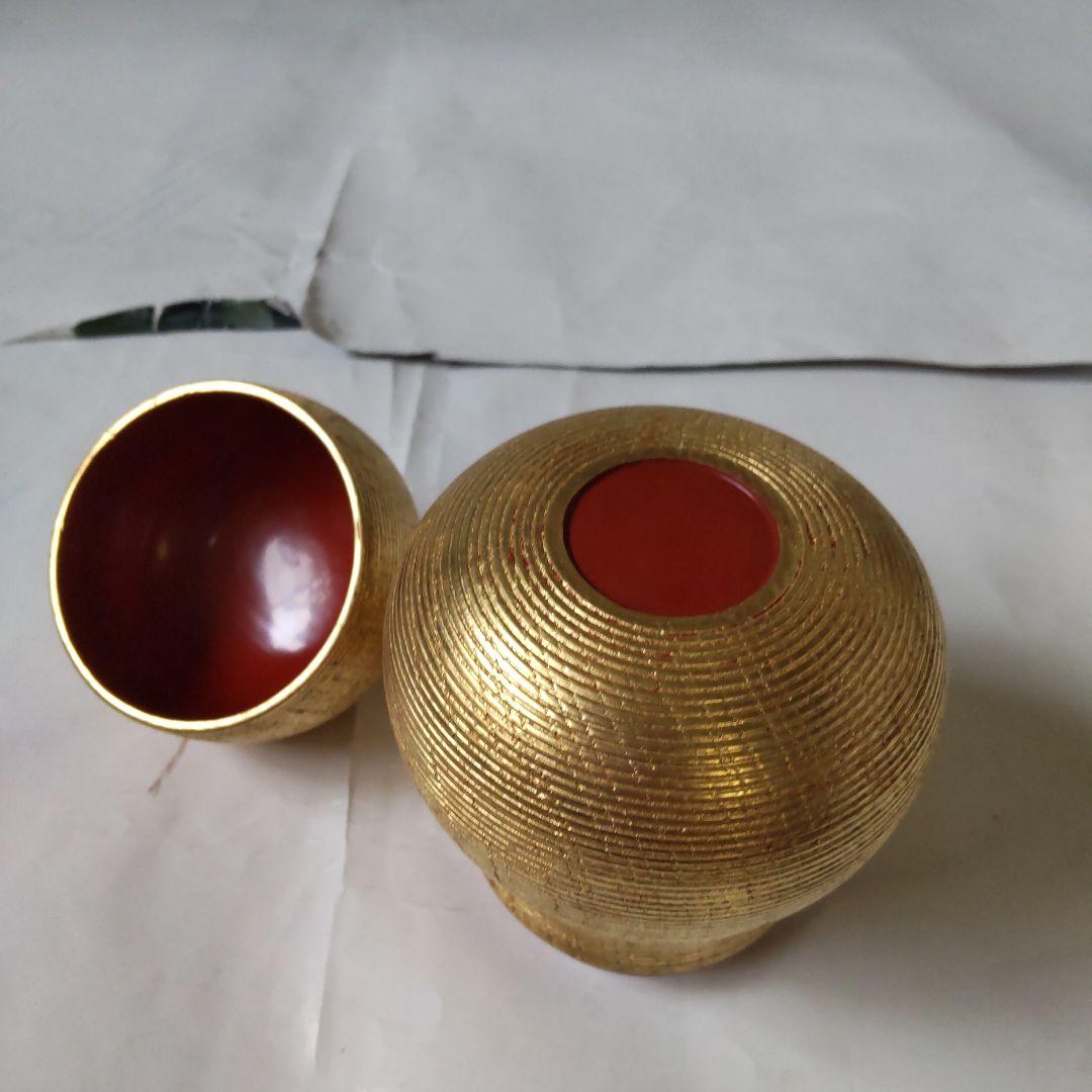 千成金瓢箪 豊太閤縁起 菓子器 煙草入 好 玉泉堂 福井圀雄 共箱 漆器 新品