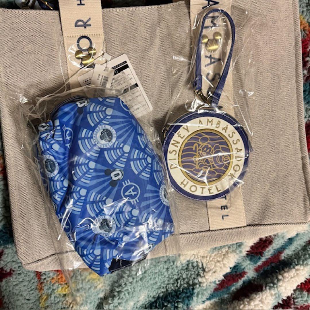 未使用新品タグ付きディズニーアンバサダーホテルトートバッグ宿泊者限定