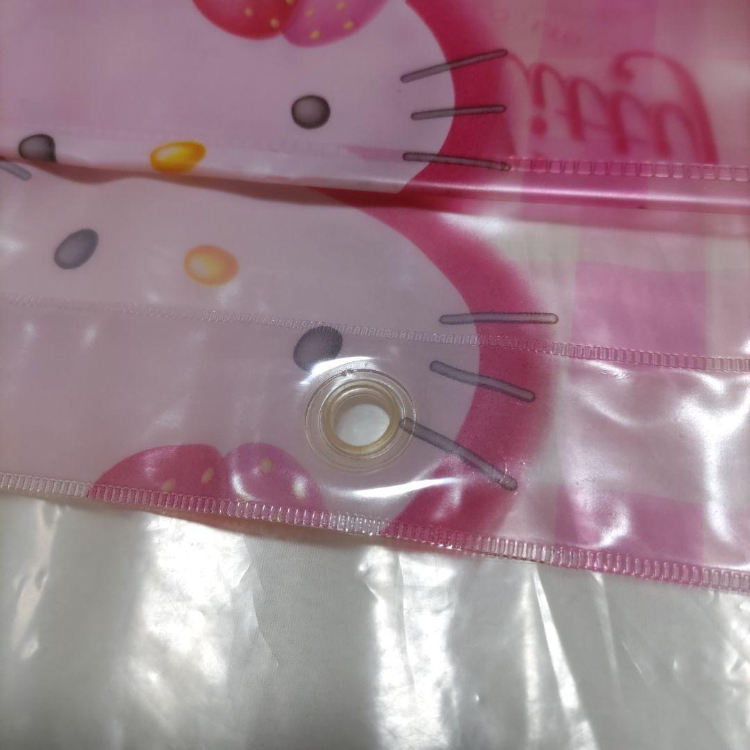 【激レア】ハローキティ いちごキティ シャワーカーテン ビニール生地 1枚