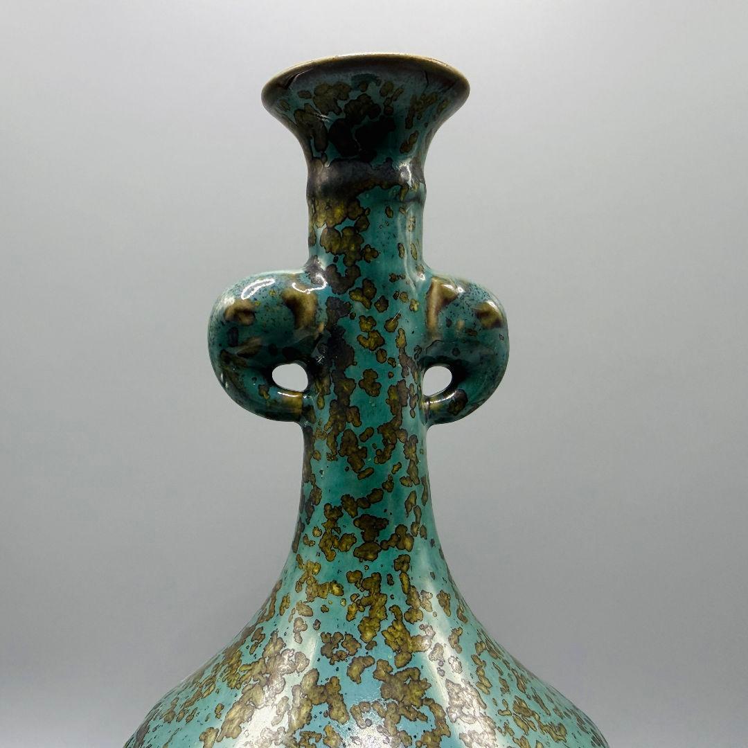 L105 超美品！鈞磁盧鈞花瓶陶磁器 アンティーク