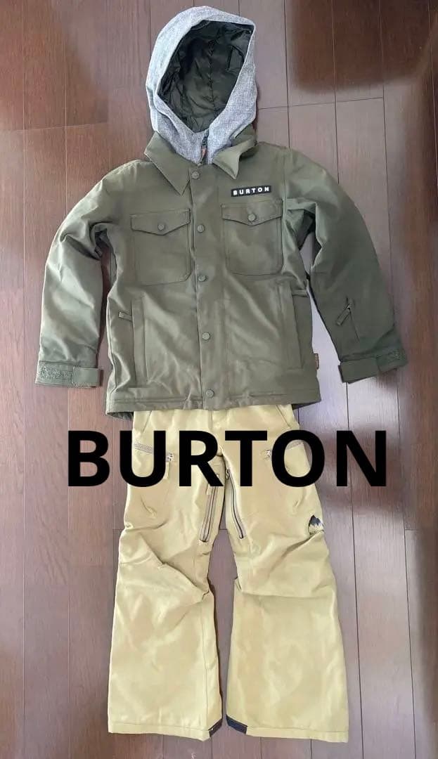 Burton キッズ ジュニア 子供 上下セット スノーボード ウェア サイズS
