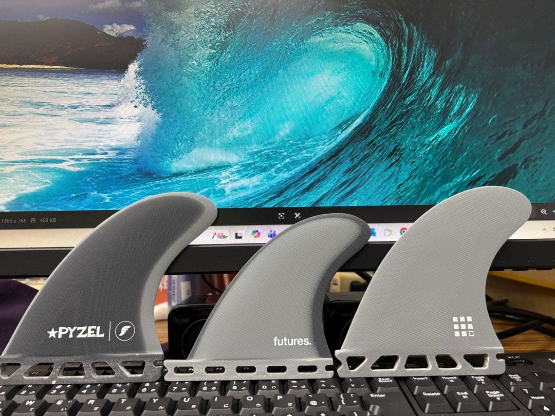 futures PYZEL QUAD フィン 4枚セット