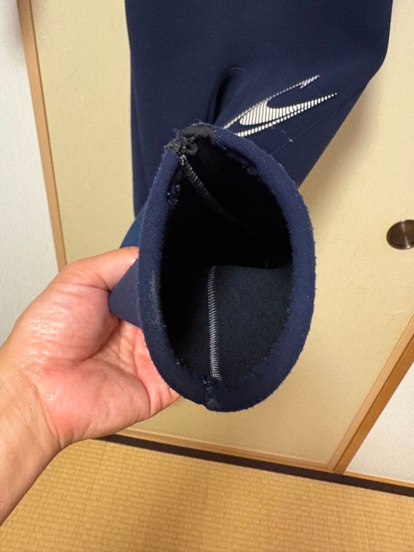 超美品O'NEILL サイコ3㎜フルスーツ ロングチェストジップ　ネイビー