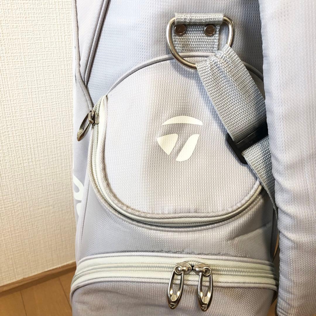 【TaylorMade 】テーラーメイド　キャディバッグ グレー/グリーン