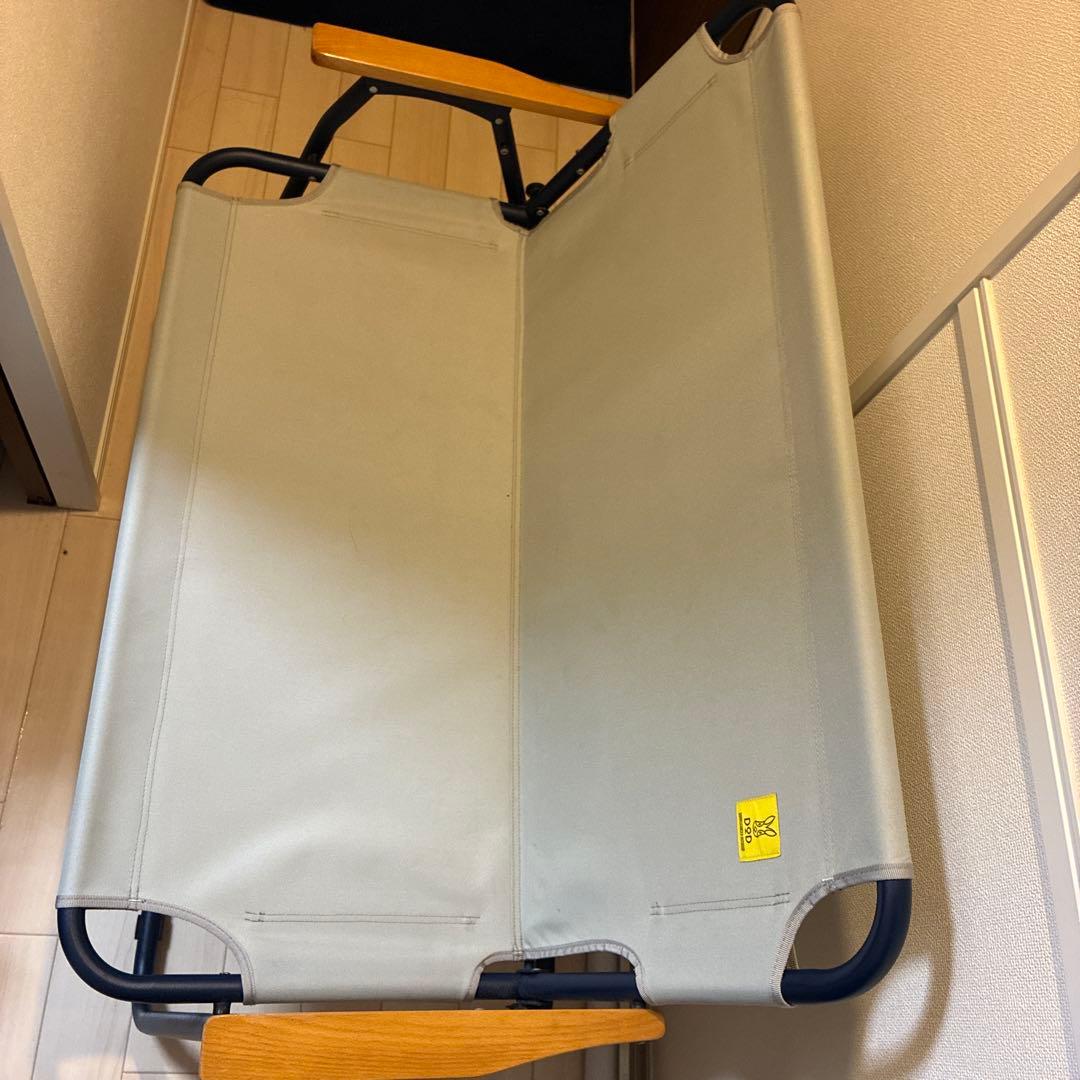 DOD 折りたたみアウトドアベンチ グレー