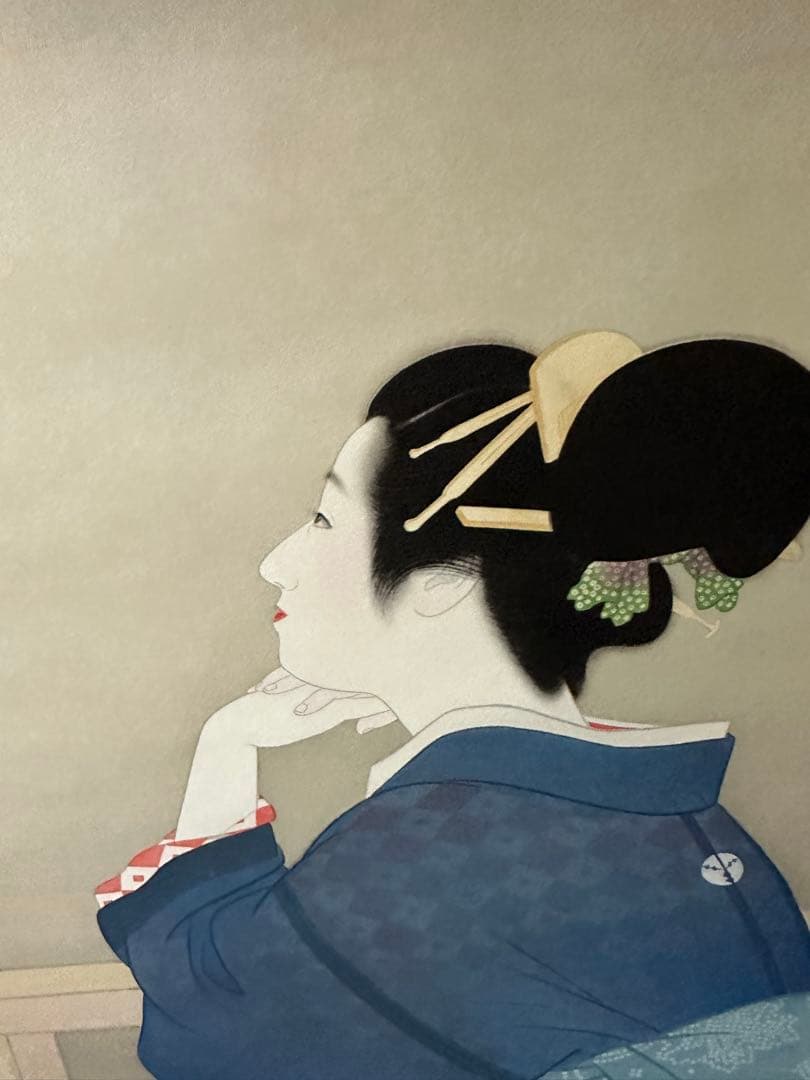 上村松園四季美人 《待月》