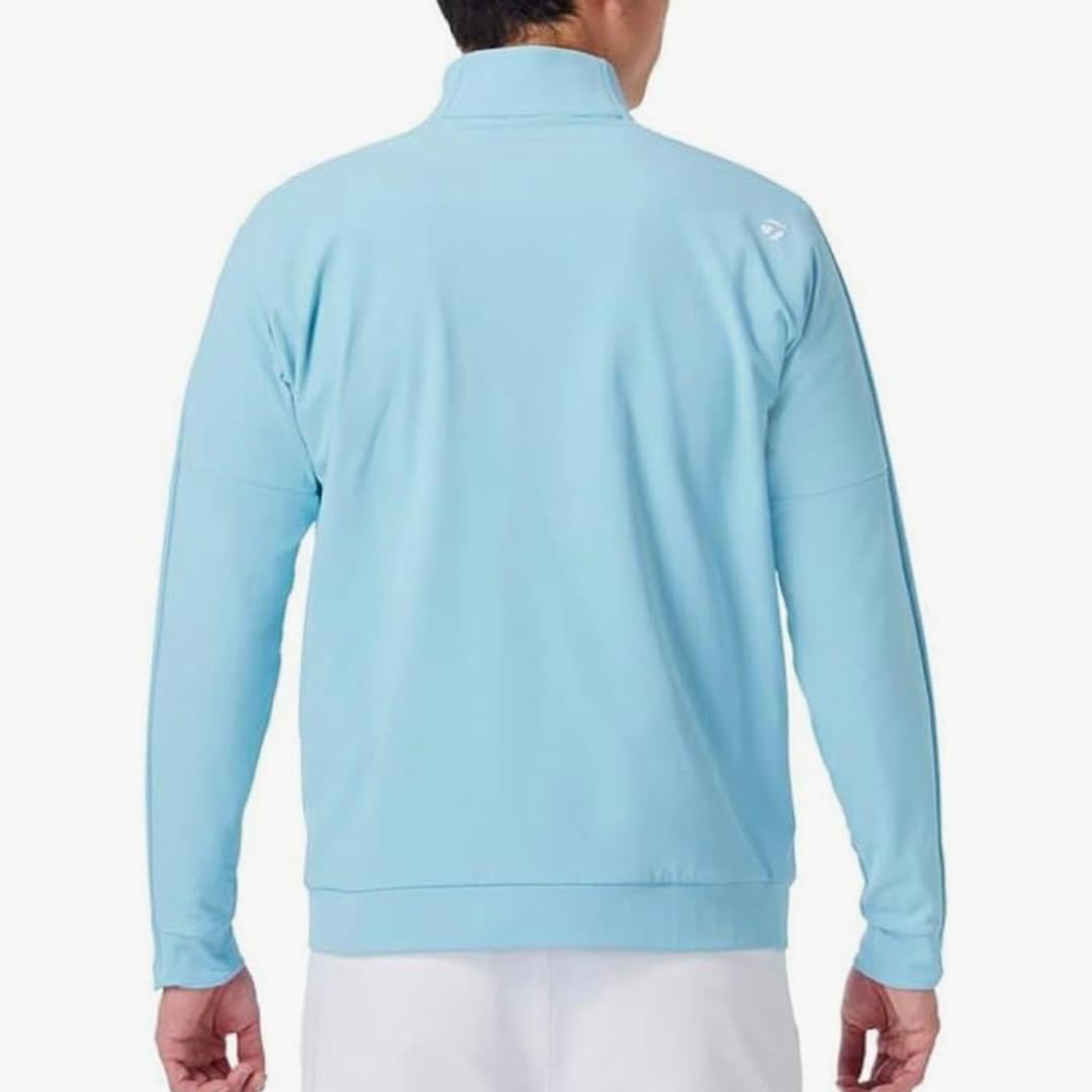 テーラーメイド　ゴルフウェア　ウィンドジャケット　ブルゾン　ライトブルー　O