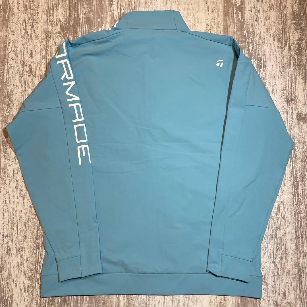 テーラーメイド　ゴルフウェア　ウィンドジャケット　ブルゾン　ライトブルー　O