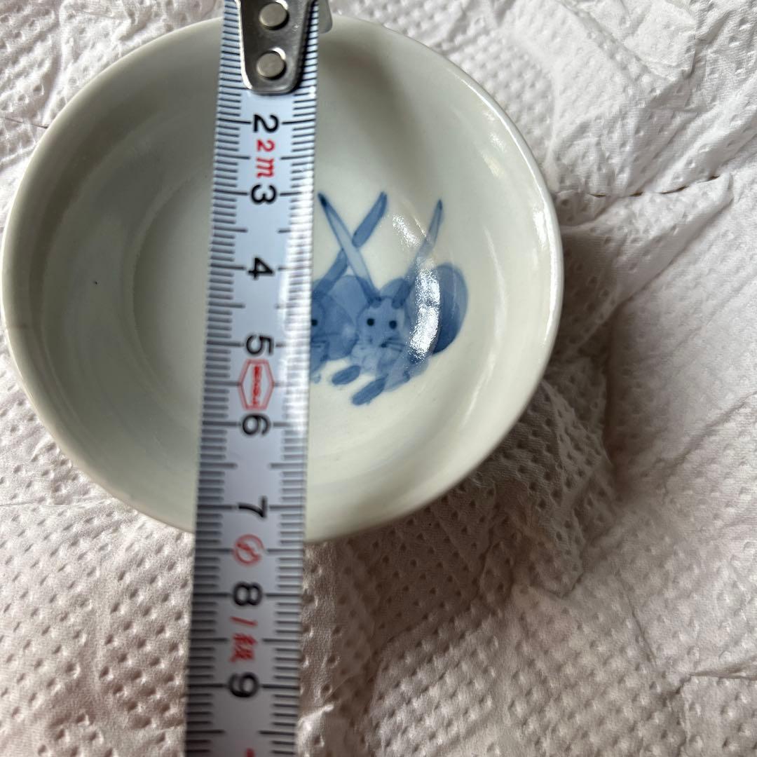 浜野まゆみ　さん　ウサギの絵柄 酒器