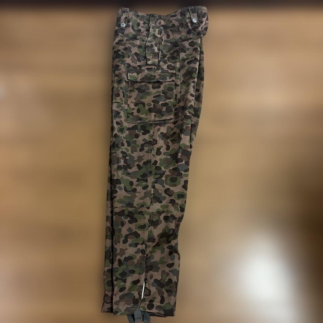 70s デッドストック　オーストラリア軍　ピードットカモ　パンツ　送料無料