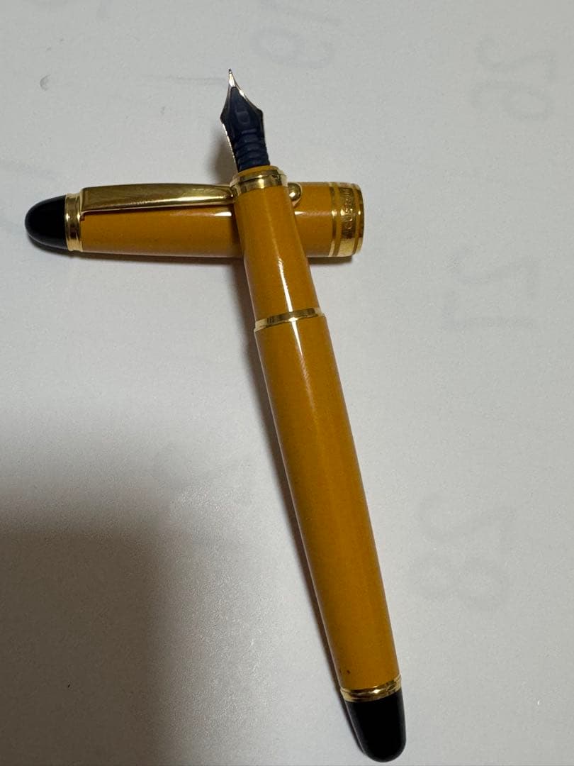 PILOT 14Kゴールド 万年筆 イエロー