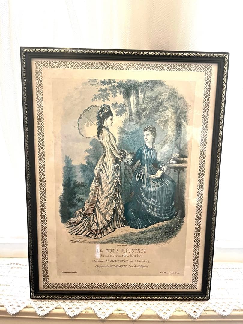 フランス アンティーク 挿絵