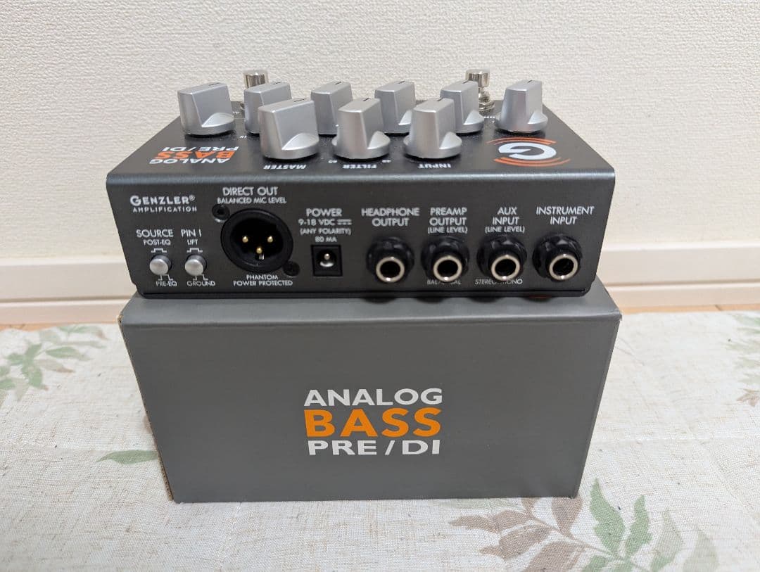 GENZLER MAGELLAN PRE DI PEDAL ベース用プリアンプ