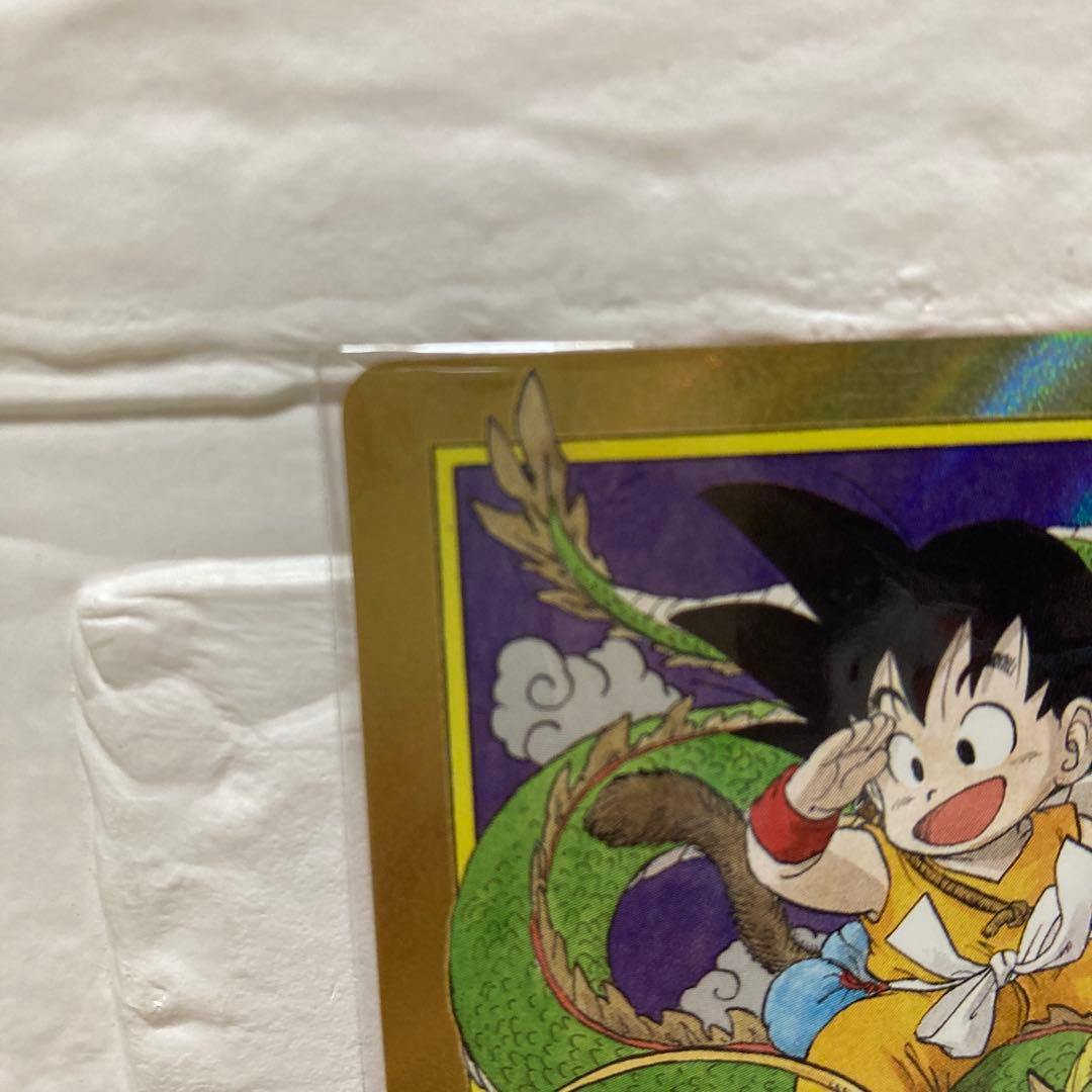 ドラゴンボールカード エナジーマーカー 1巻表紙 E-42 パラレル 金 孫悟空