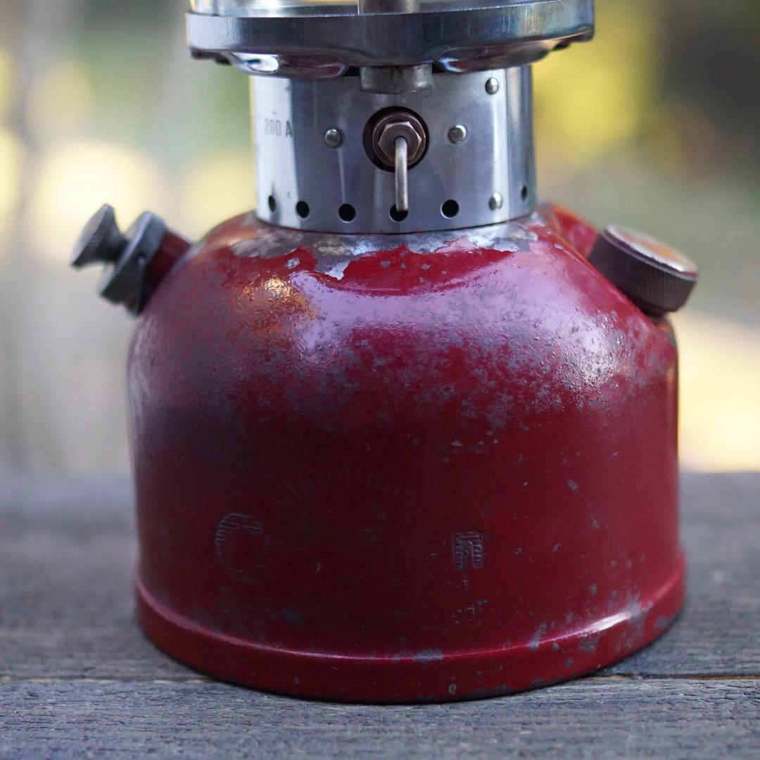 1962年1月製造　コールマン200A バーガンディー　ビンテージ ランタン