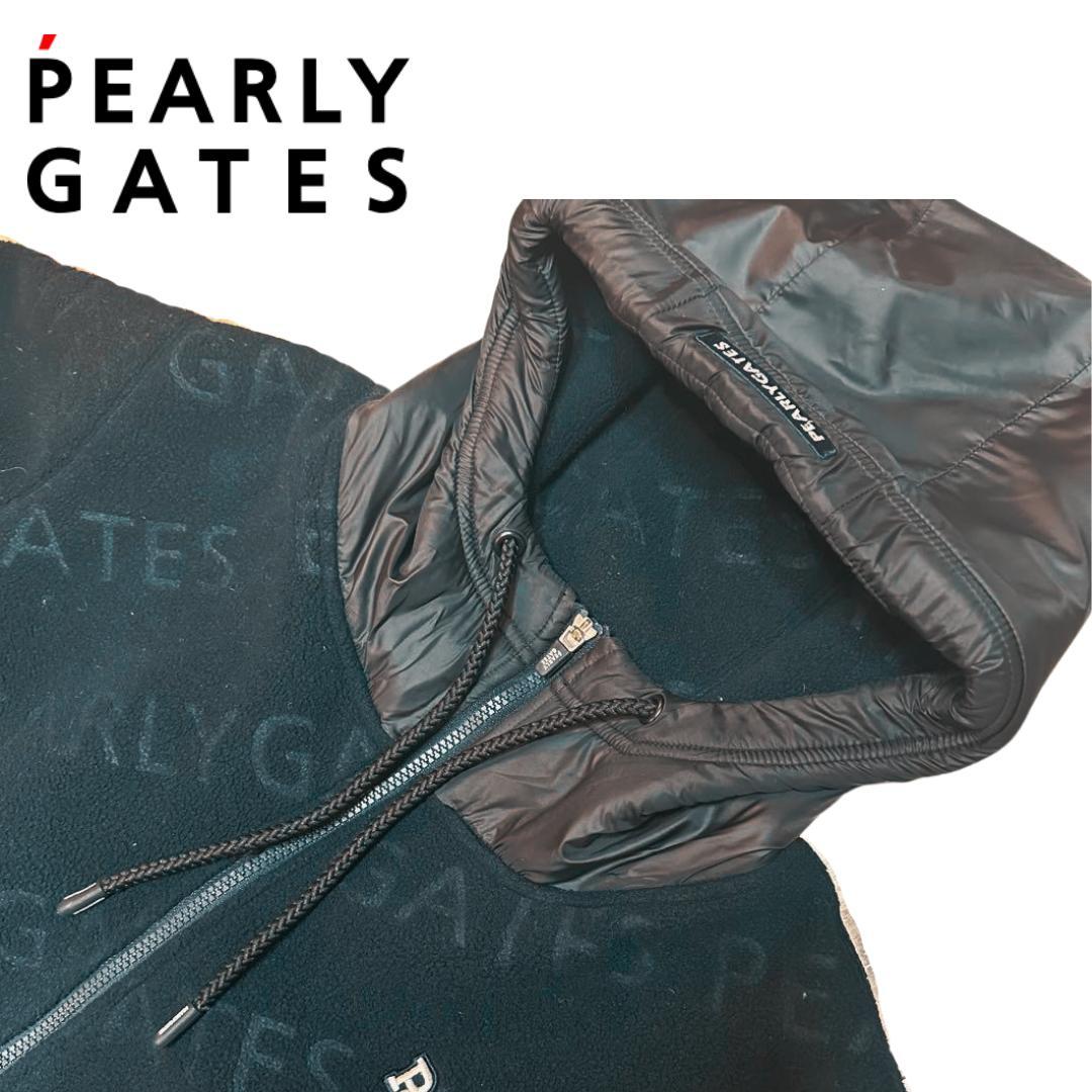 【再出品値引中】PEARLY GATES ゴルフ用フリースジャケット ブラック