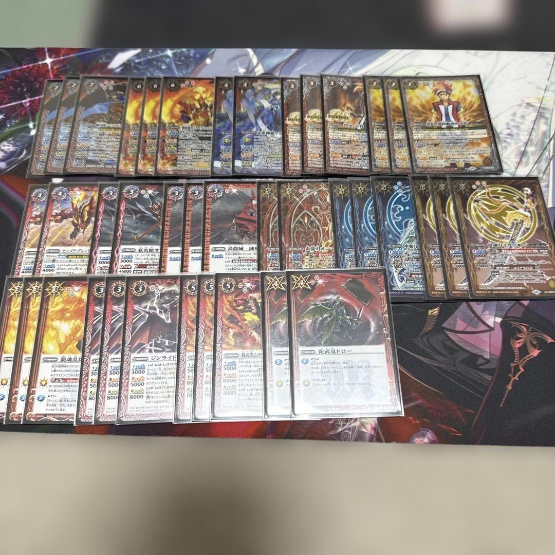 バトスピ バトルスピリッツ 烈火 烈火幸村 デッキパーツ セット スリーブ付き