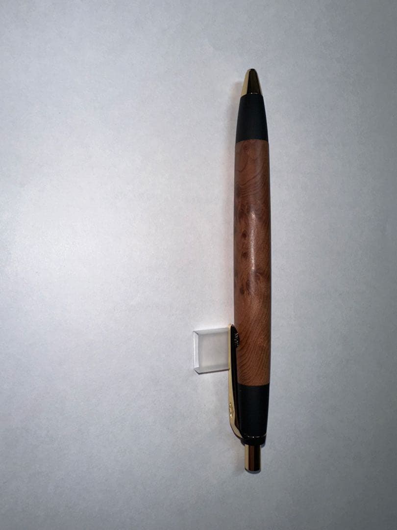 野原工芸　セコイア瘤杢　限定樹種　スタンダードボールペン（ゴールド金具）　正規品