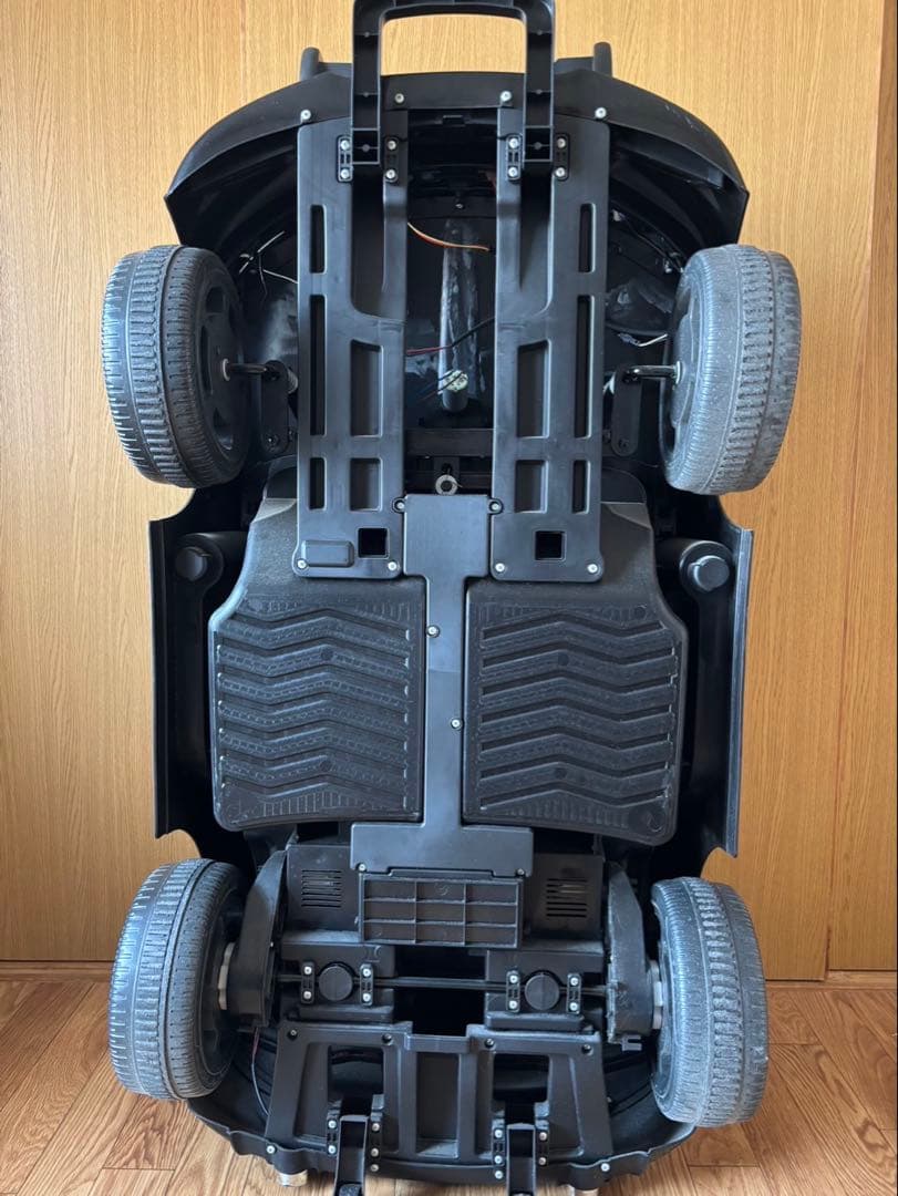 子供用ポリスカー 黒/白