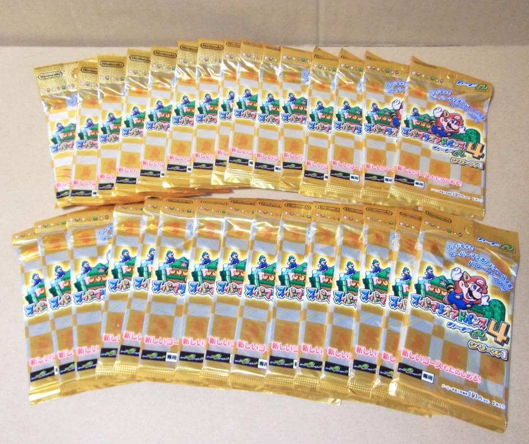 最終値下げ スーパーマリオアドバンス4　カードe+ 1弾 マリオ 1BOX