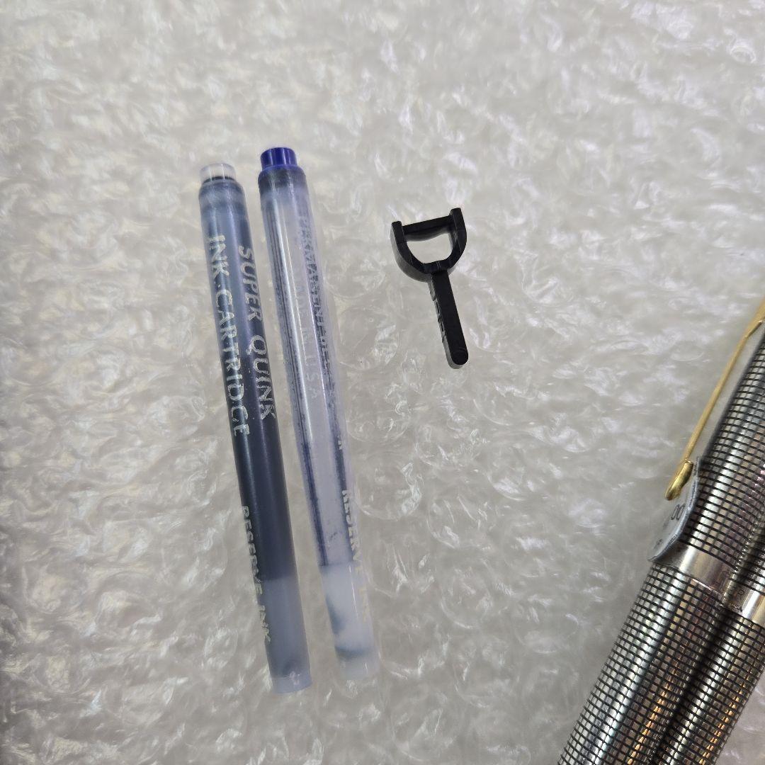 PARKER パーカー スターリングシルバー 万年筆 ボールペン 2本セット