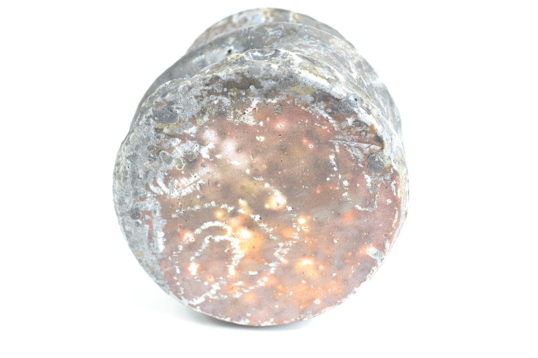 茶道具　大徳寺管長　小田　雪窓師書付　信楽焼　ウズクマル花入　楽入造