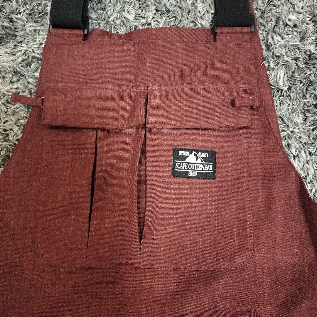SCAPE 　ビブパンツ　スノーボード　Mサイズ