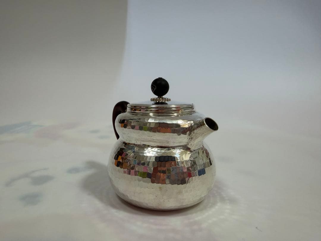 純銀製 ひょうたん 急須 銀瓶 煎茶道具