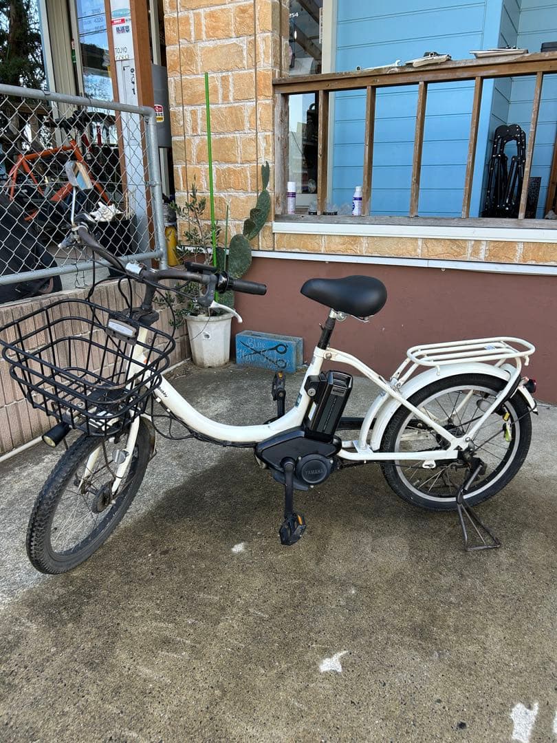 週末値下げ！YAMAHA PAS BABBY電動アシスト自転車 ホワイト