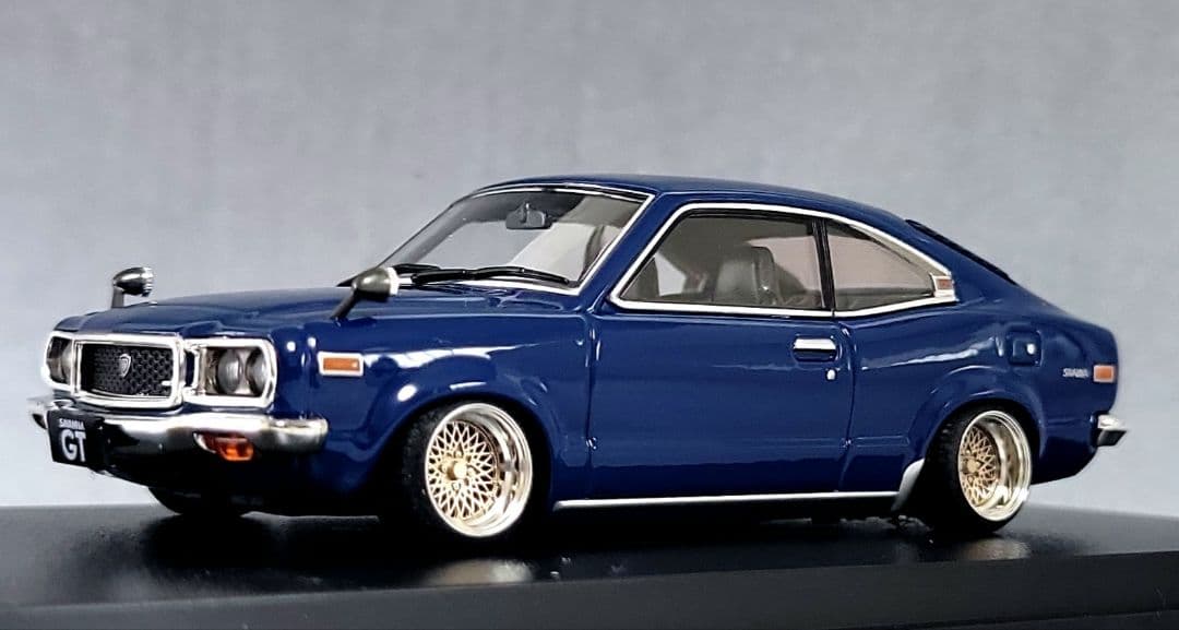 1/43　マツダ　サバンナ改　クーペ　RX-3　SSRメッシュ　アルミ製　深リム