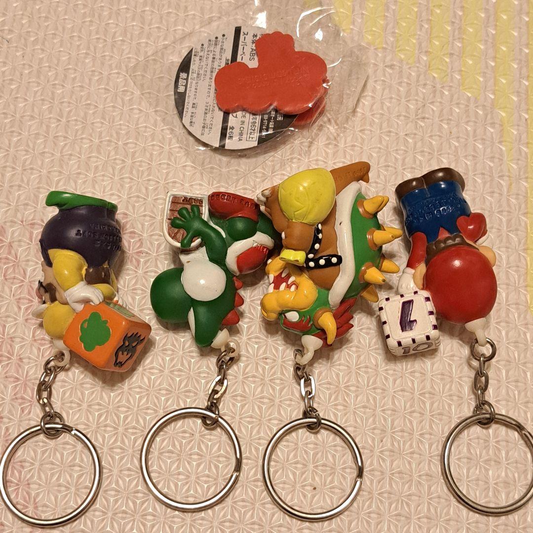 スーパーマリオ　キャラクター　 キーホルダーセット　平成レトロ　ビンテージ