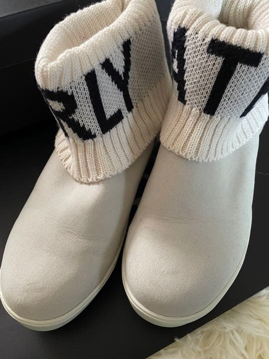 PG♡リブニットショートブーツ22.5