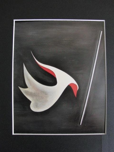 岡本太郎、【空間 】、希少な額装用画集より、新品高級額 額装付、状態良好